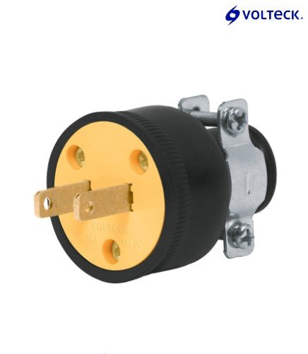 toma macho industrial reforzada polarizada, Volteck