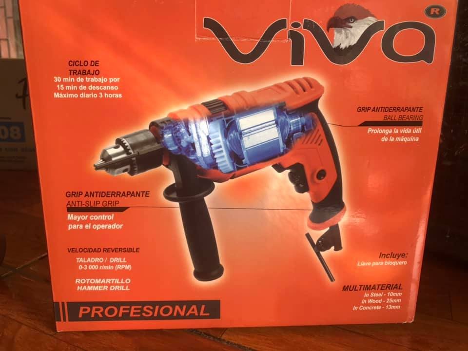 Taladro rotomartillo mandril de 1/2 810 watts