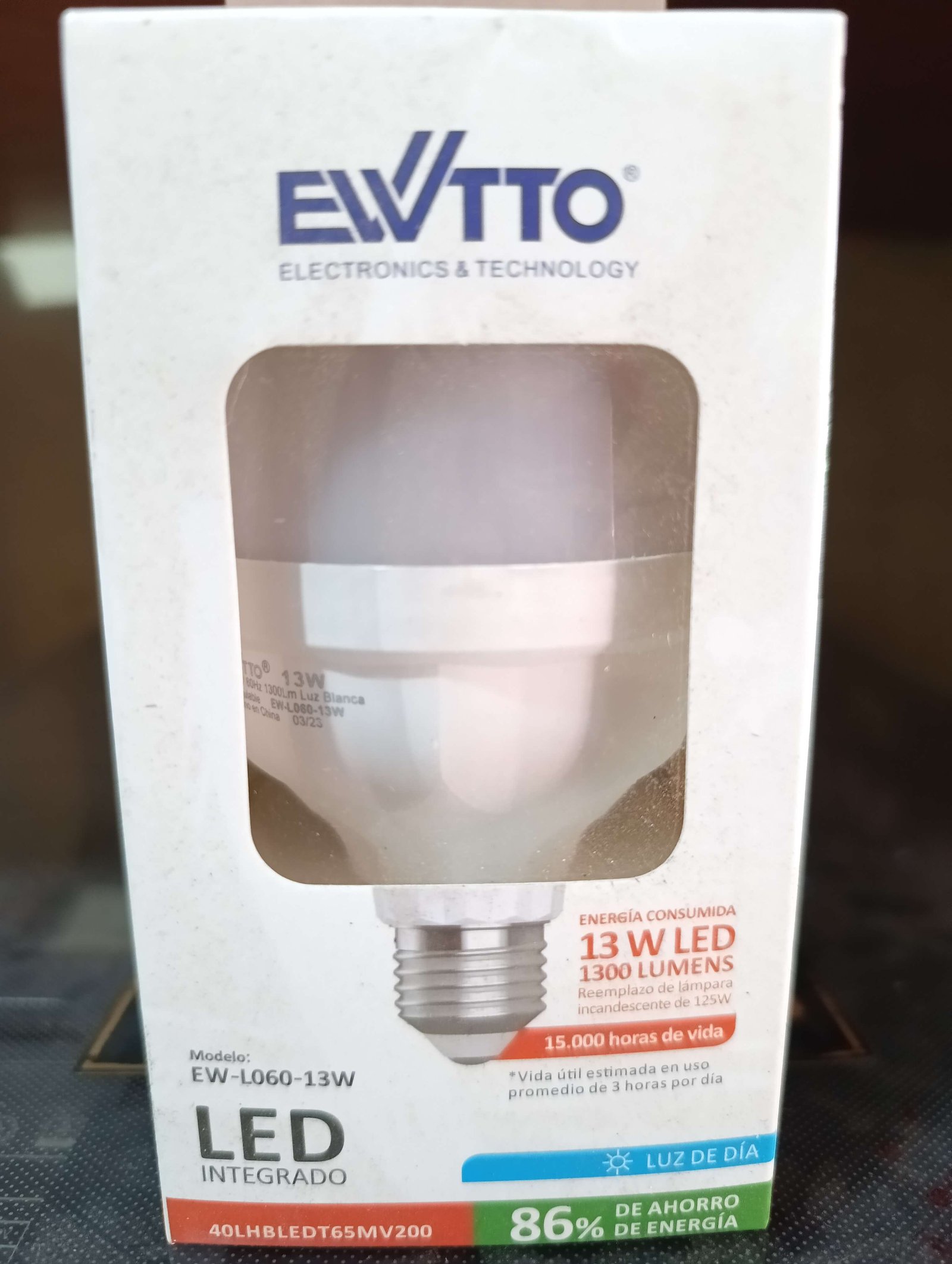 BOMBILLO DE LUZ EWTTO 25W