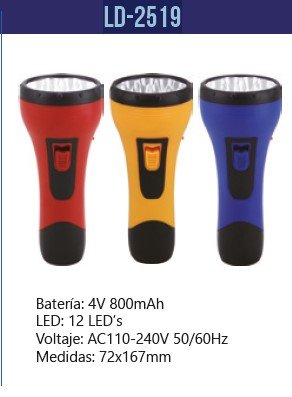 LAMP. DE MANO LED RECARGABLE IML2519