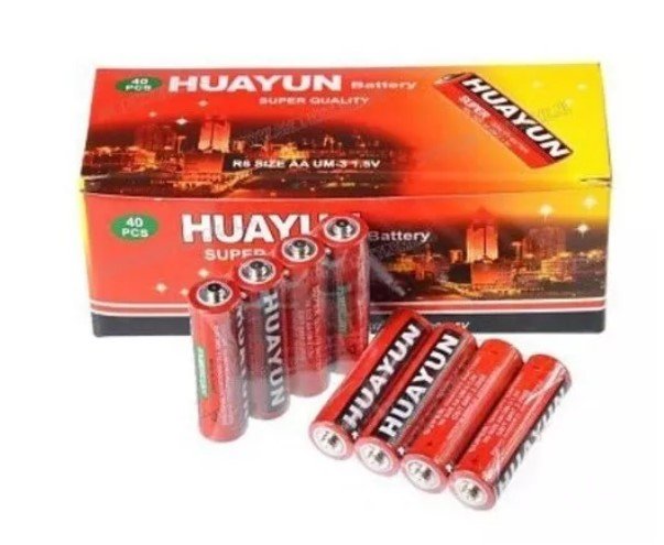 bateria huayun doble A