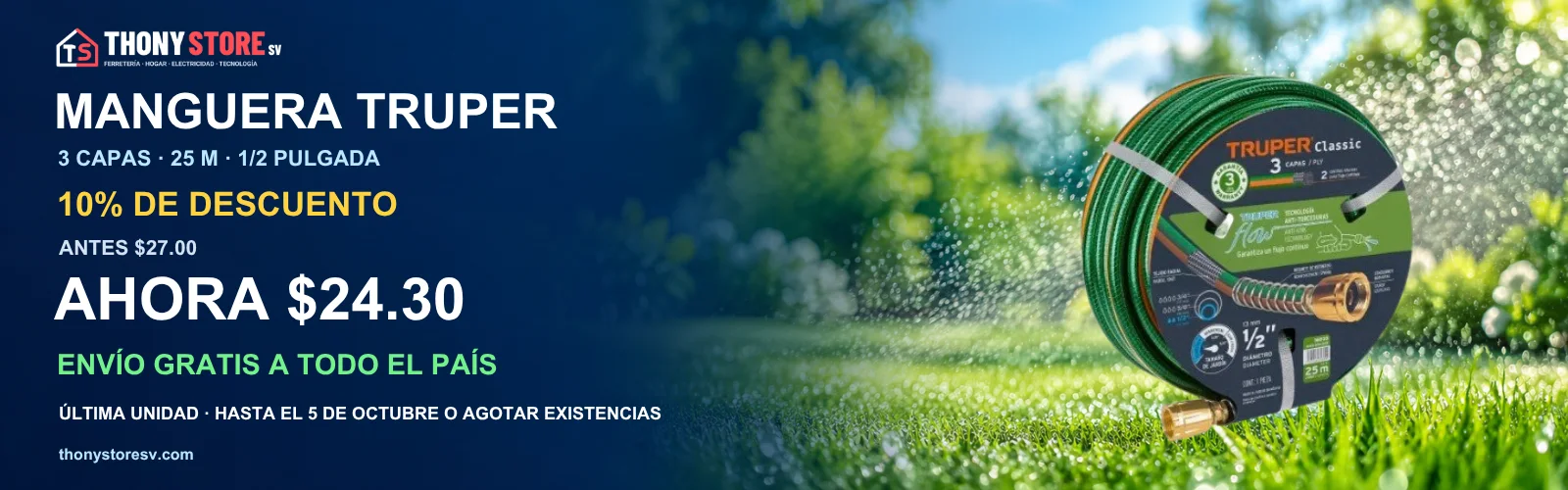 Banner promocional de ThonyStore